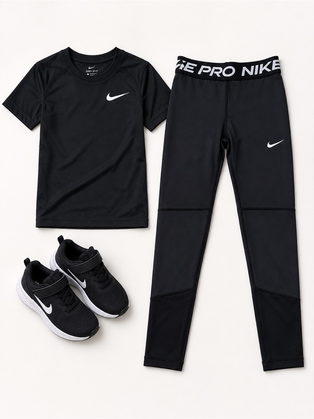 Nike Pro Girls Black Athletic Leggings
Youth Large (YL) - Picture 2 of 7